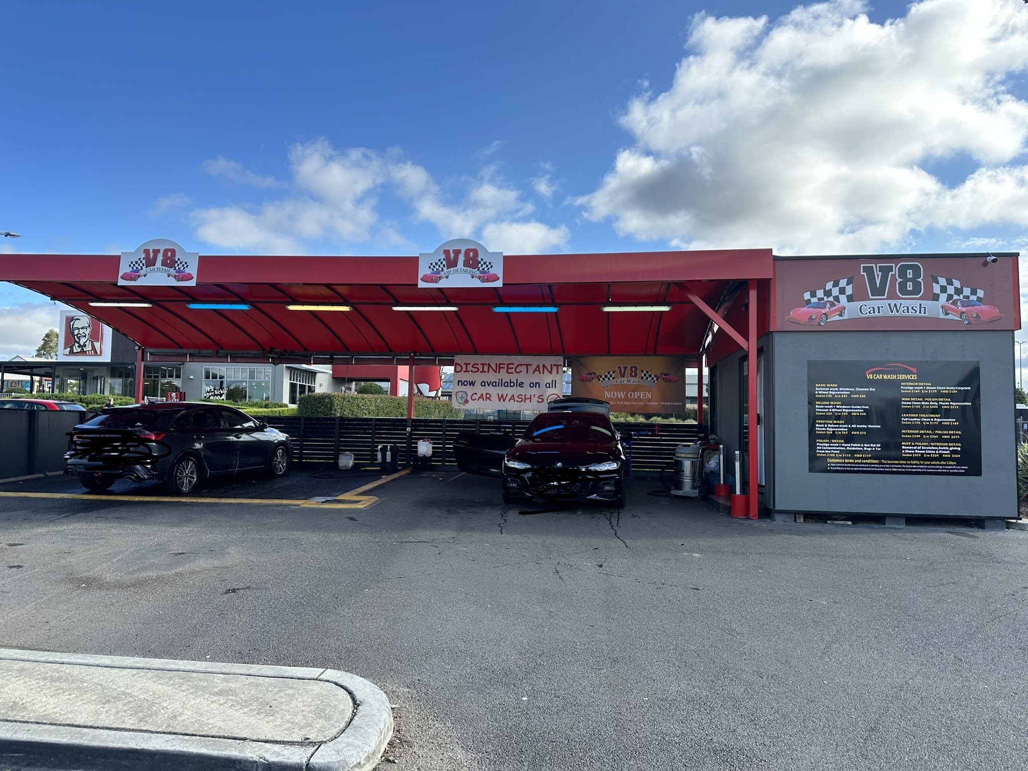 V8 Hand Car Wash Mount Annan