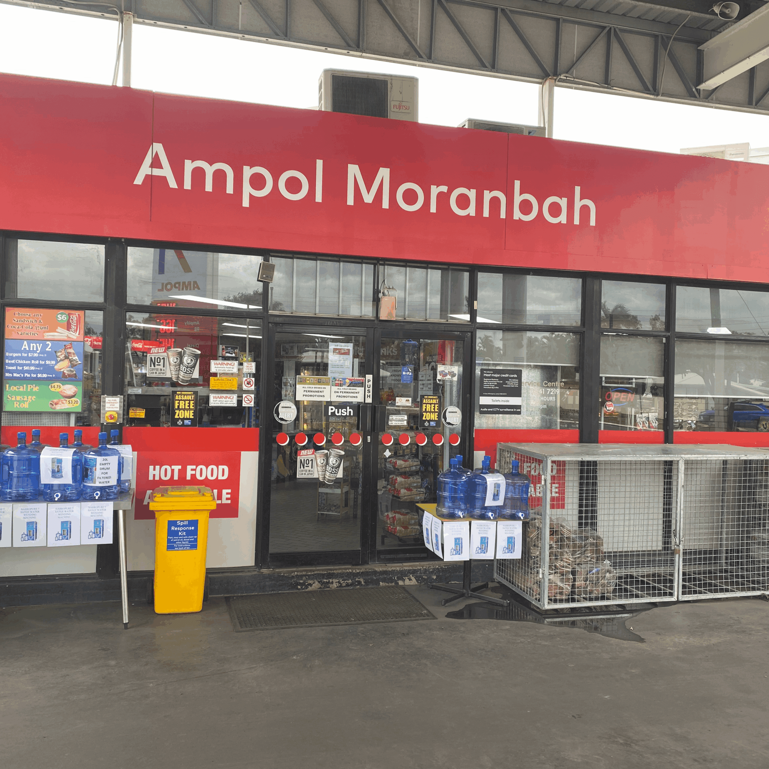 Ampol Moranbah Petrol Station , Kebab & Pizza ,Restaurant(Australian Cuisine), Asian Grocery ,Toys And Car Wash