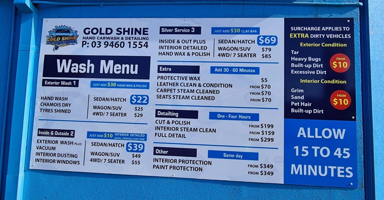 Gold Shine Hand Carwash & Detailing